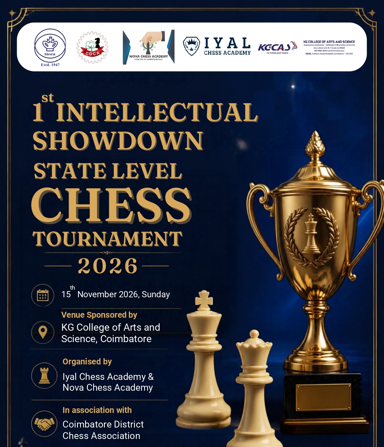 Chessfee:: Online chess tournament registration portal --- TESTING